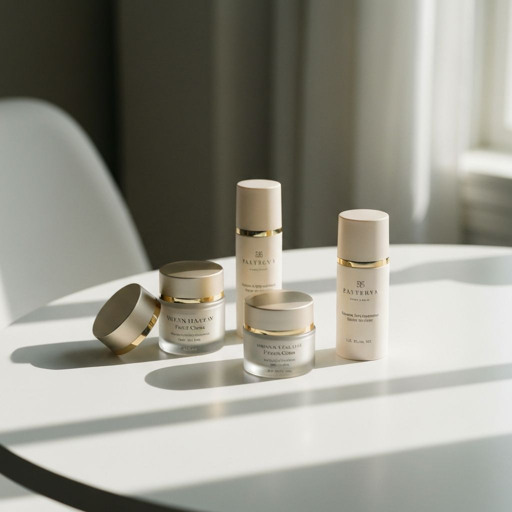 Women's face creams collection